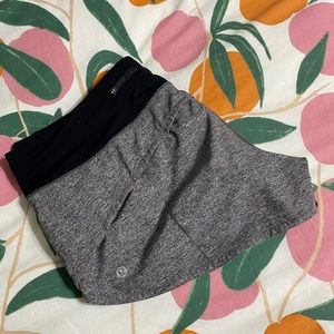 Lululemon heather gray shorts